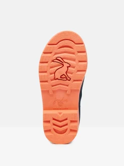 Boys' Navy Dinosaur Printed Wellies