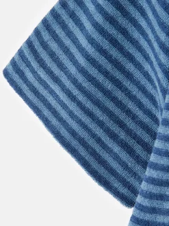 Boys' Otto Blue Towelling Polo Shirt