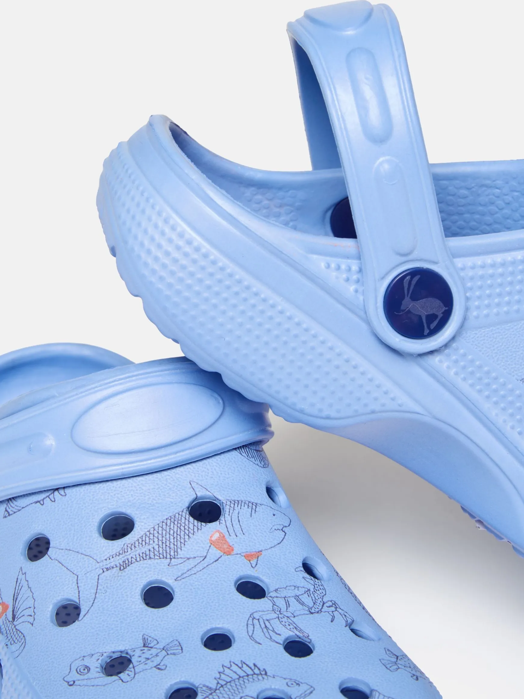 Boys' Poole Blue EVA Printed Clogs