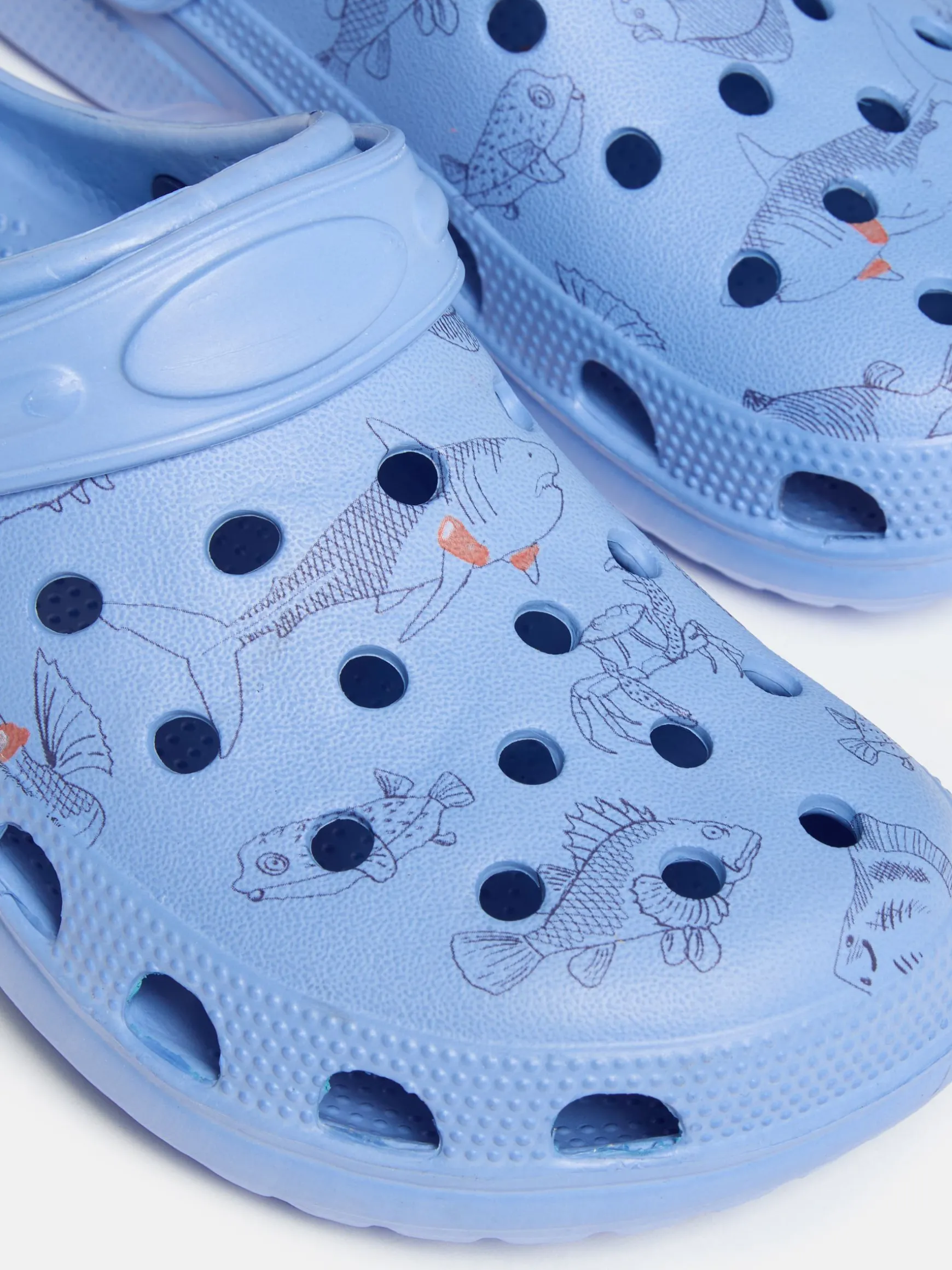 Boys' Poole Blue EVA Printed Clogs