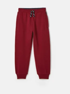 Boys' Ted Burgundy Red Relaxed Fit Joggers