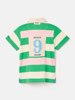 Boys' Tournament Green Rugby Jersey Polo Shirt