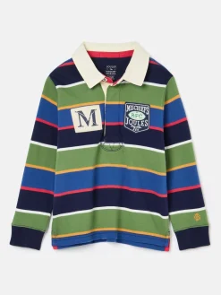 Boys' Tournament Multi Stripe Rugby Shirt