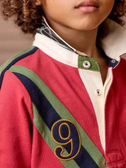 Boys' Tournament Red Rugby Shirt