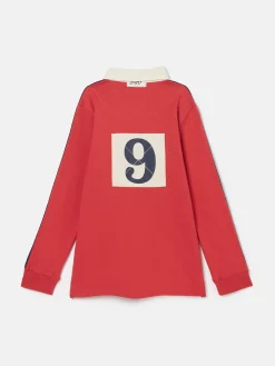 Boys' Tournament Red Rugby Shirt