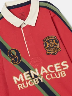 Boys' Tournament Red Rugby Shirt