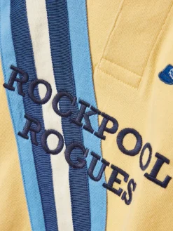 Boys' Tournament Yellow Rugby Jersey Polo Shirt