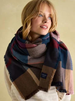 Bracewell Checked Blanket Scarf