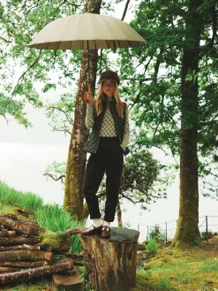 Braemar Luxe Khaki Green Showerproof Diamond Quilted Gilet