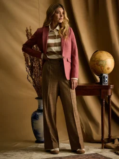 Bramble Pink Tweed Blazer