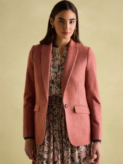Bramble Pink Tweed Blazer