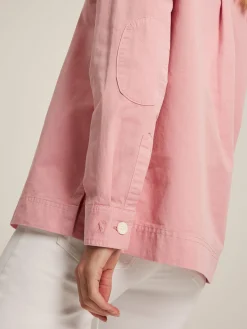 Brinley Pink Cotton Deck Shirt