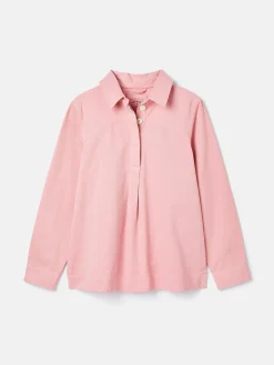 Brinley Pink Cotton Deck Shirt