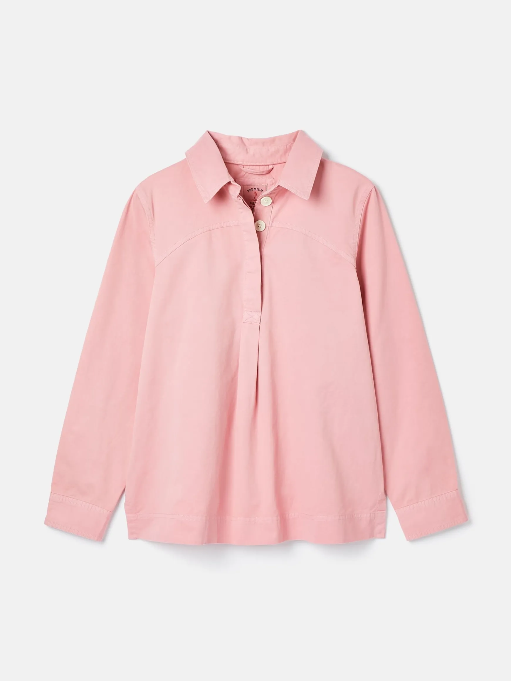Brinley Pink Cotton Deck Shirt