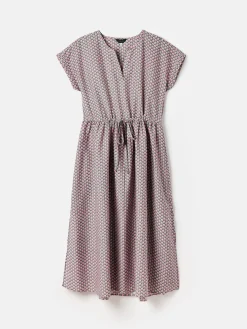 Brooke Green/Pink Printed Beach Dress