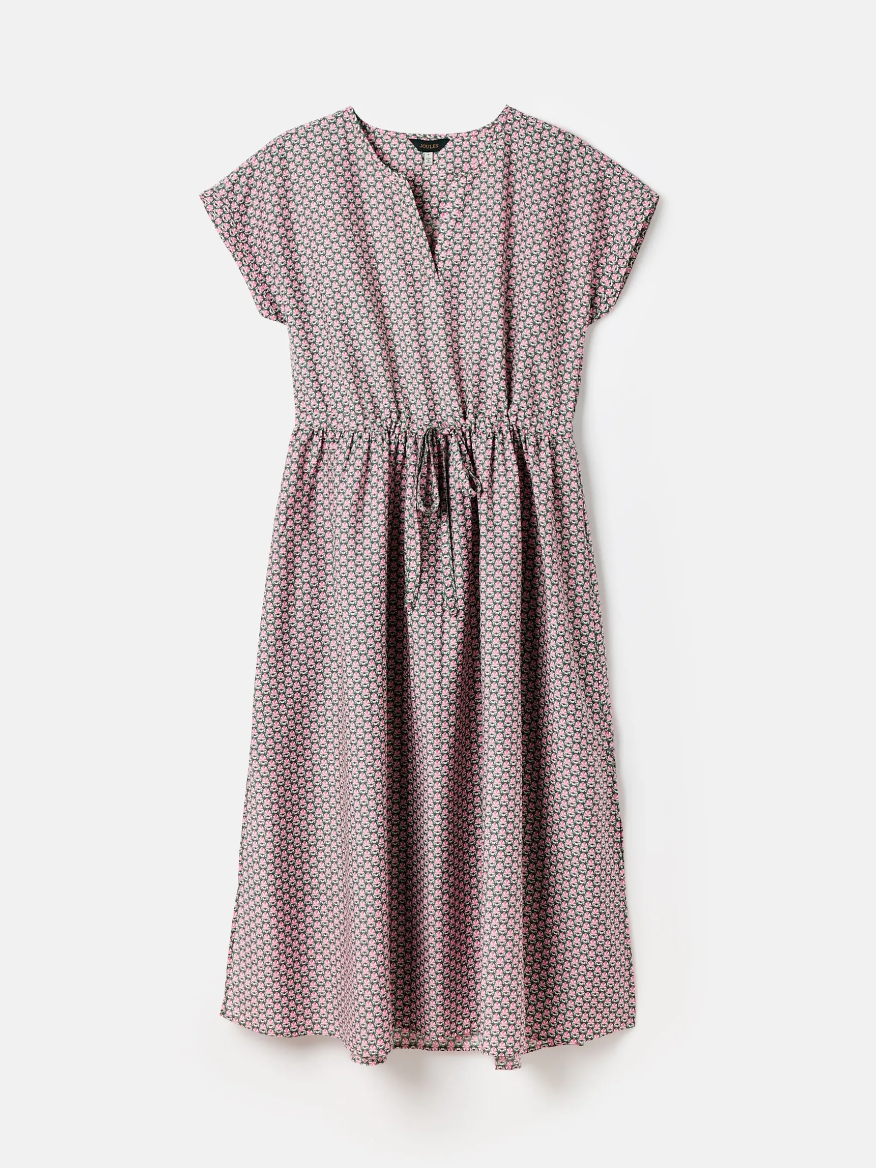 Brooke Green/Pink Printed Beach Dress