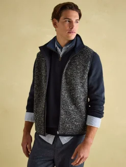 Broughton Grey Fleece Gilet