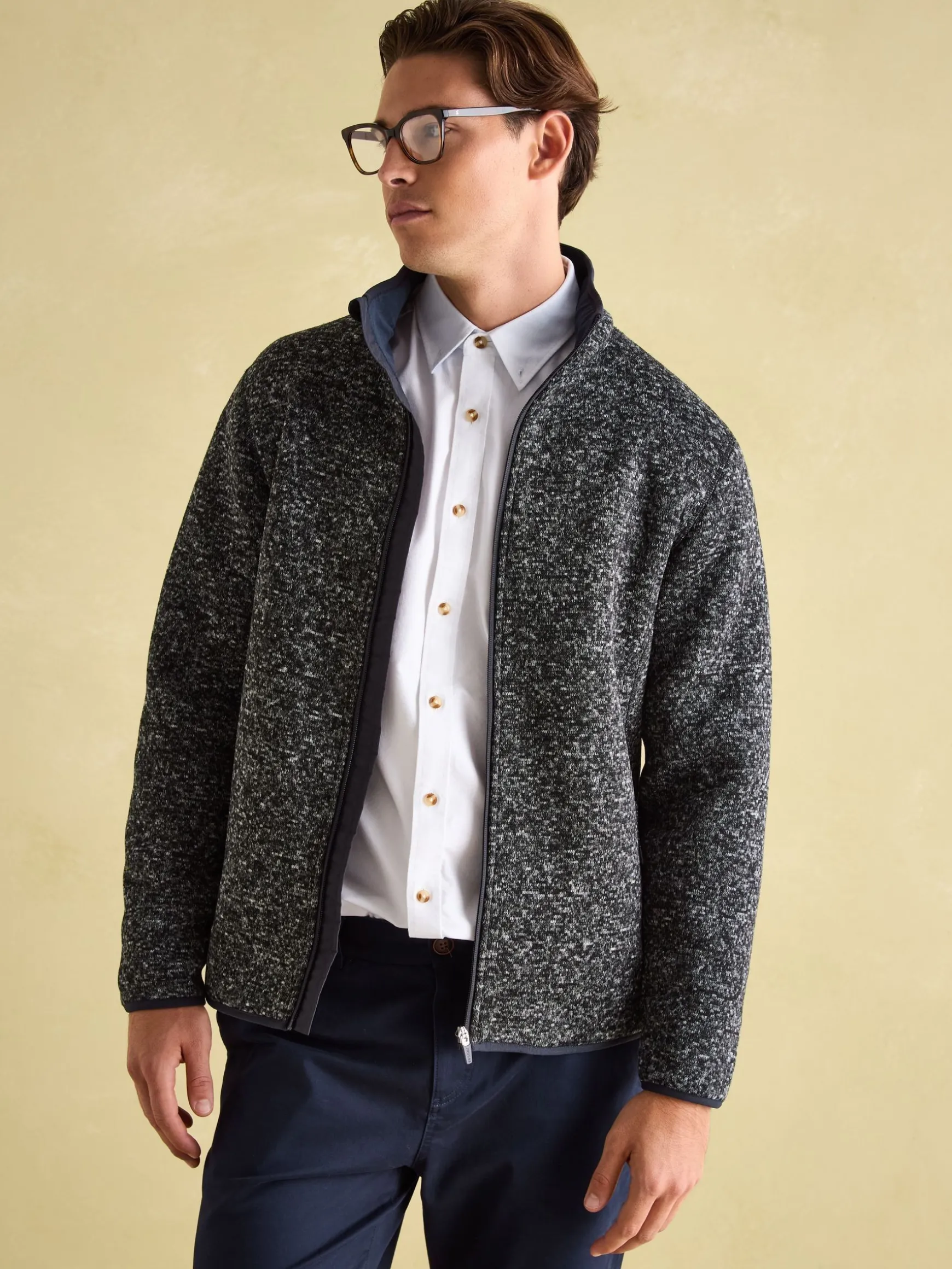 Broughton Grey Fleece Jacket