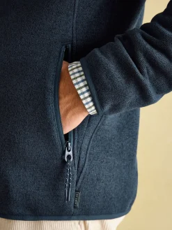 Broughton Navy Fleece Jacket