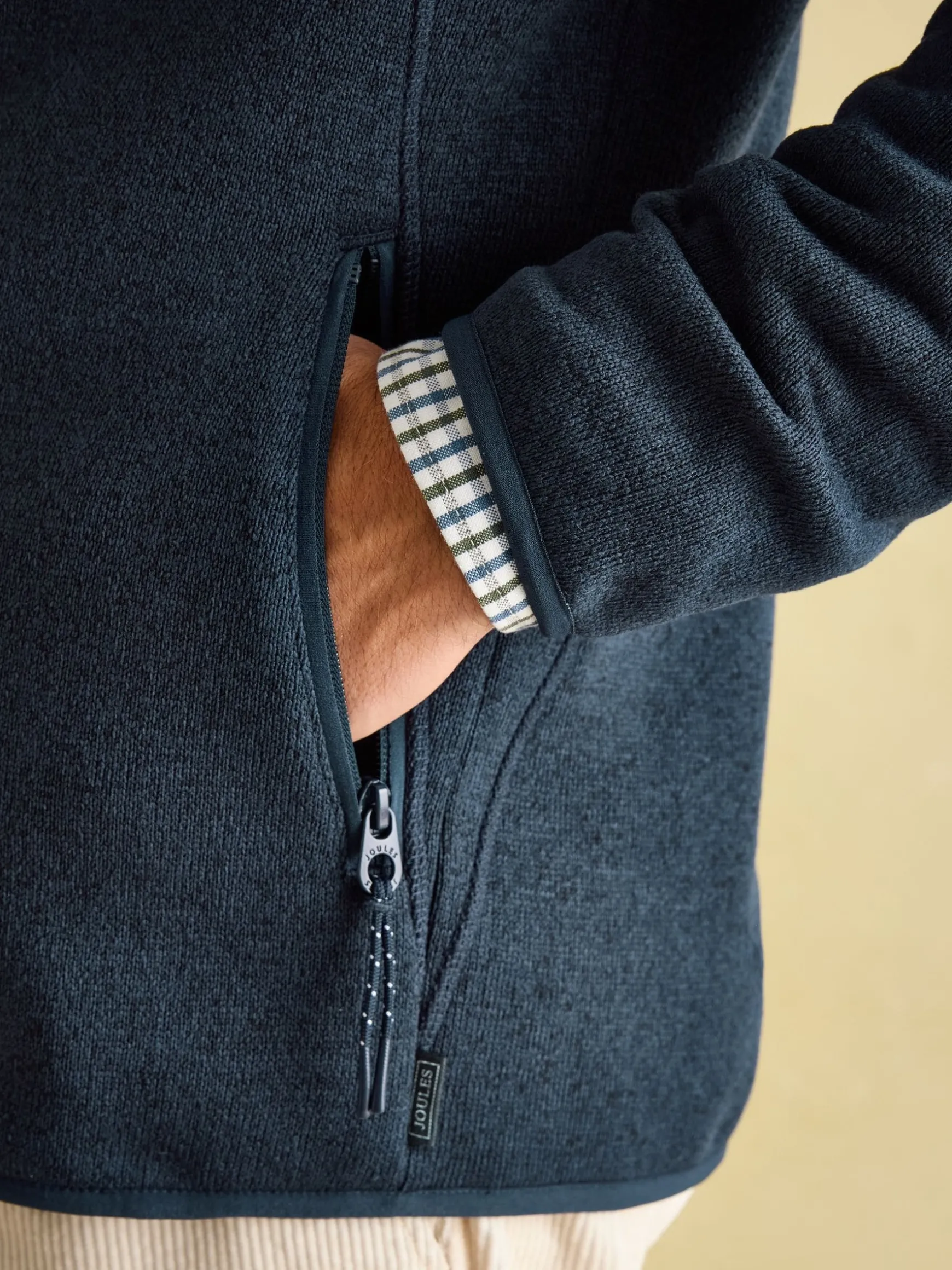 Broughton Navy Fleece Jacket