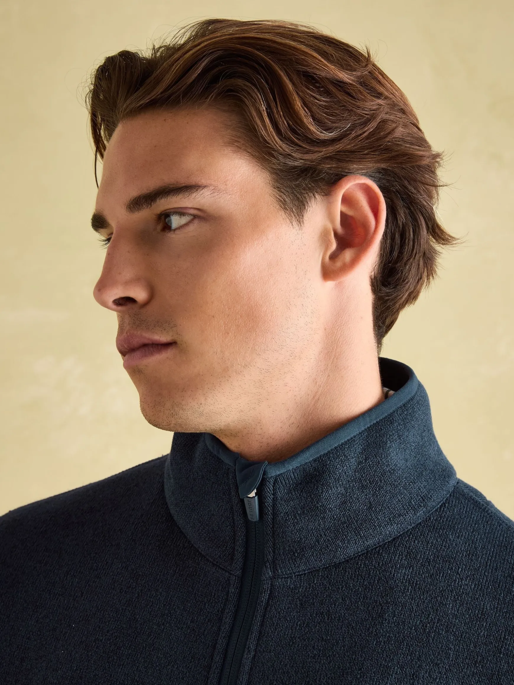 Broughton Navy Fleece Jacket