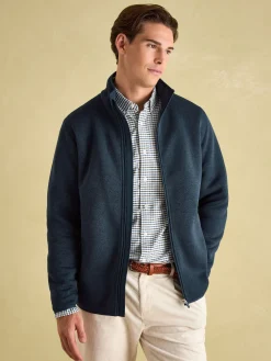 Broughton Navy Fleece Jacket