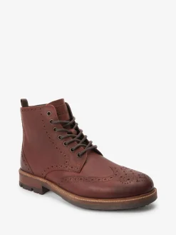 Brown Brogue Boots