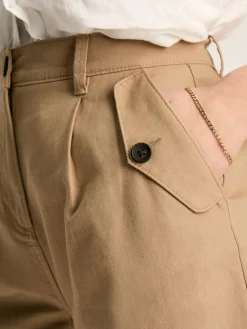 Brown Safari Shorts