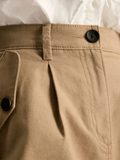 Brown Safari Shorts