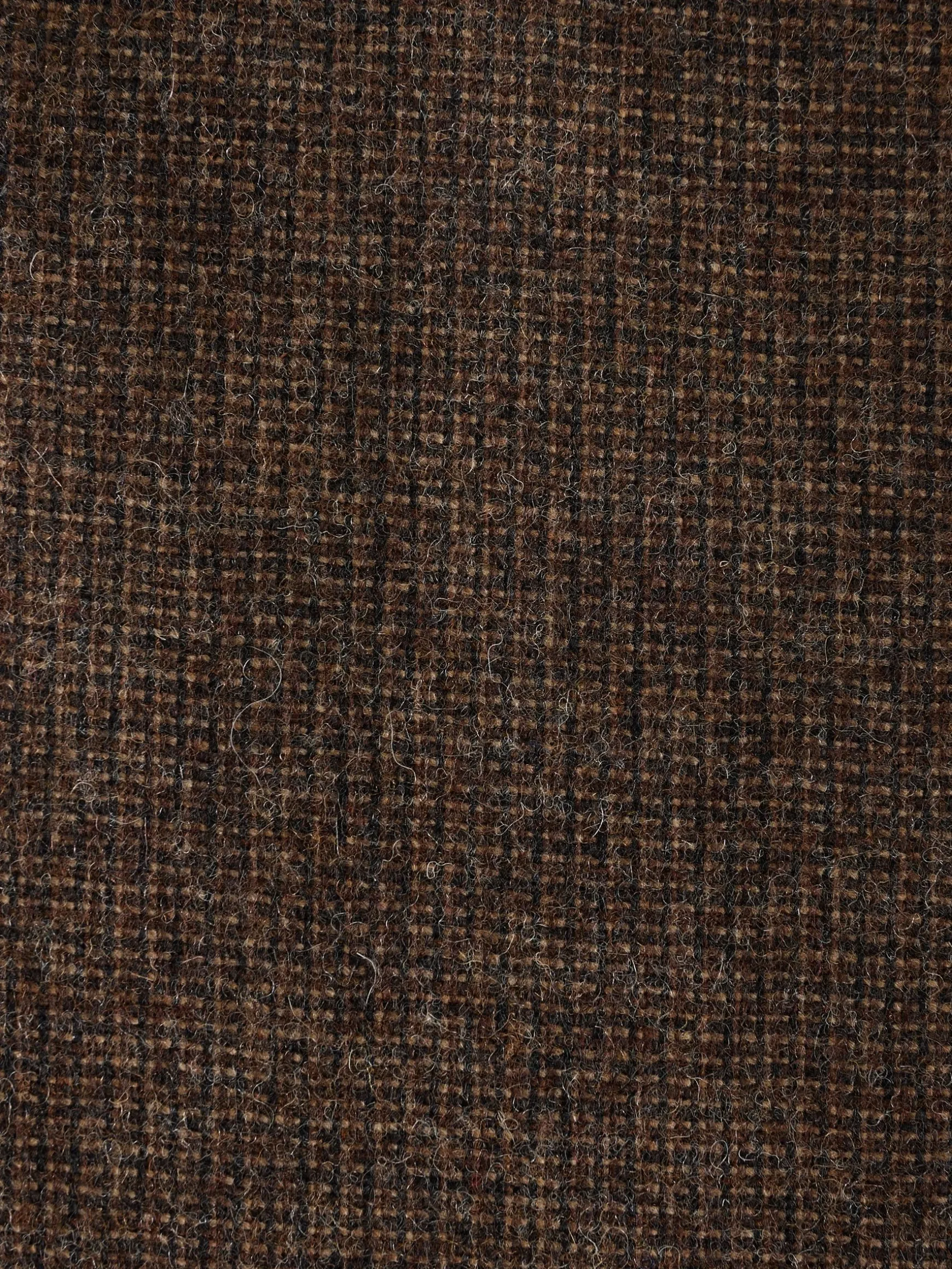 Brown Slim Fit Texture Suit Trousers