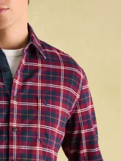 Buchanan Red Soft Brushed Cotton Check Shirt