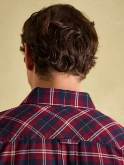 Buchanan Red Soft Brushed Cotton Check Shirt