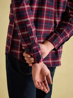 Buchanan Red Soft Brushed Cotton Check Shirt