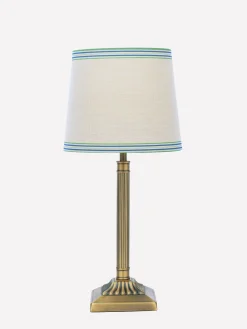Buscot Brass Square Base Table Lamp