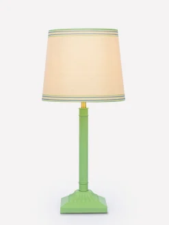 Buscot Green Square Base Table Lamp