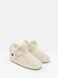 Cabin Luxe Oatmeal Faux Fur Slipper Boots