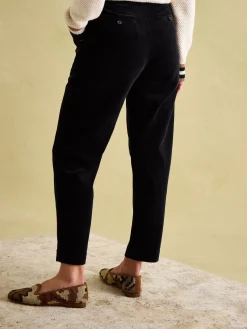 Calla Navy Corduroy Tapered Trousers