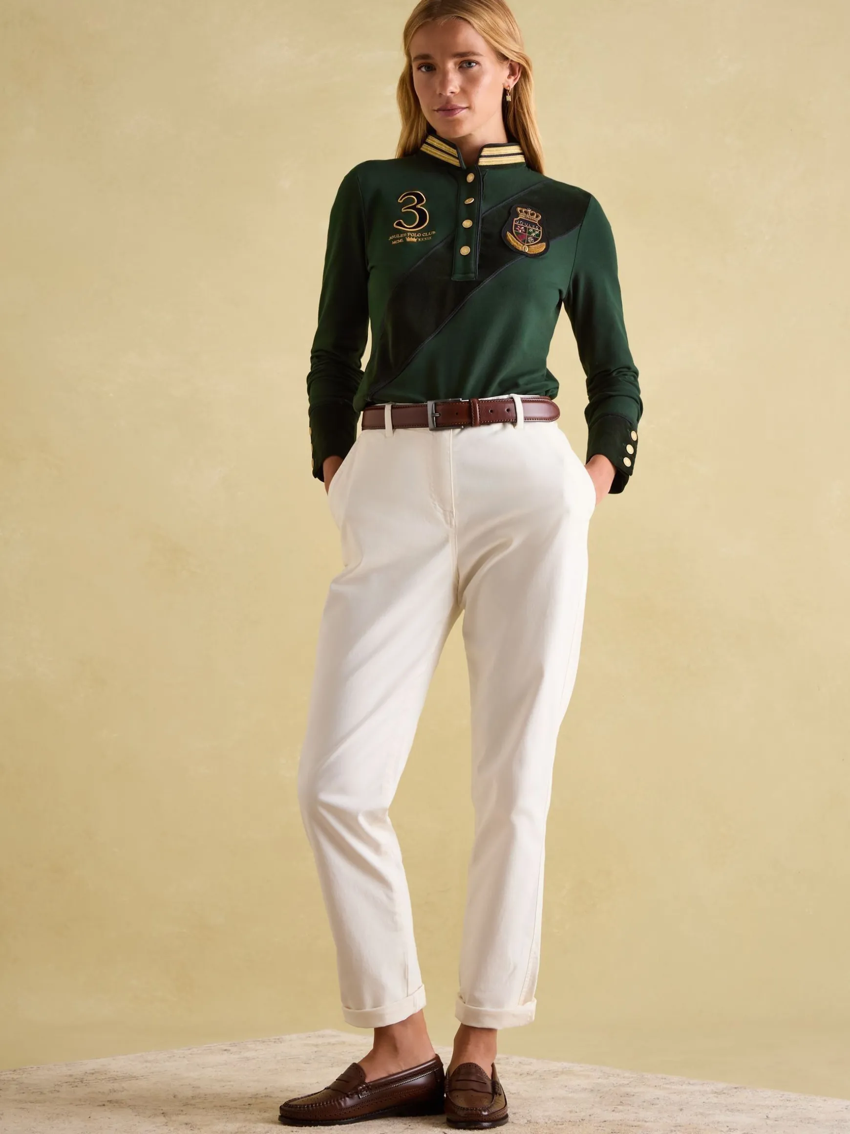 Carrington Green Premium Long Sleeve Polo Shirt