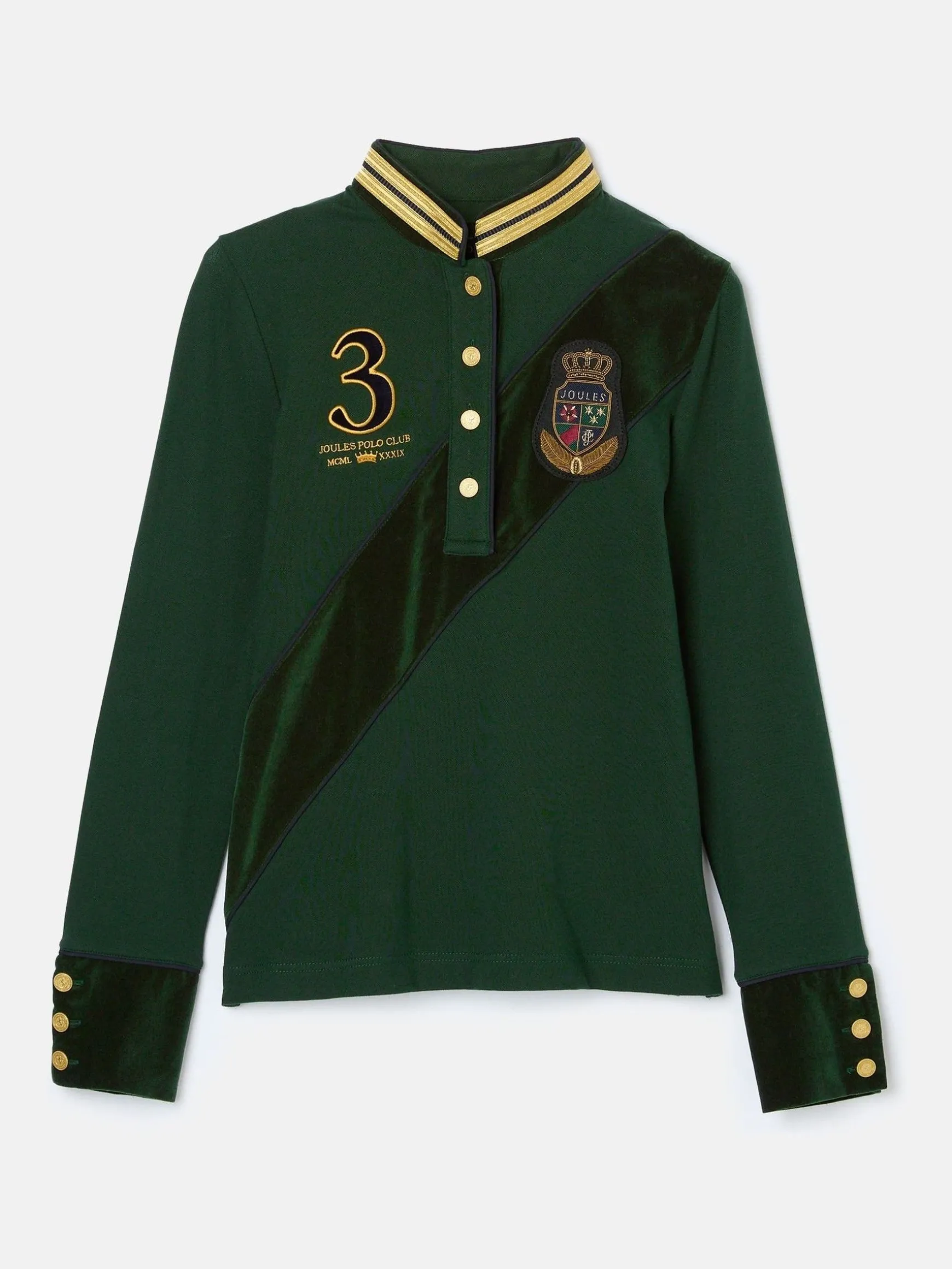 Carrington Green Premium Long Sleeve Polo Shirt