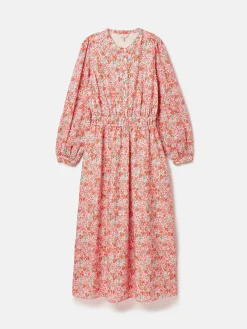 Cassie Pink Broderie Maxi Dress