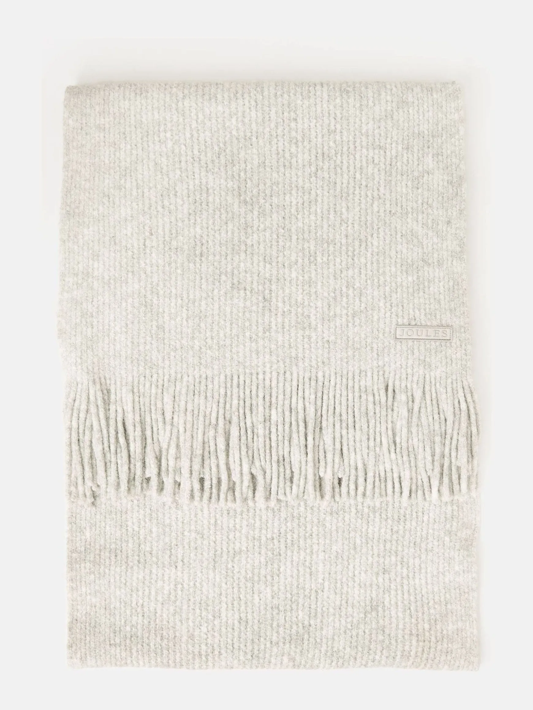 Caversham Grey Knitted Scarf