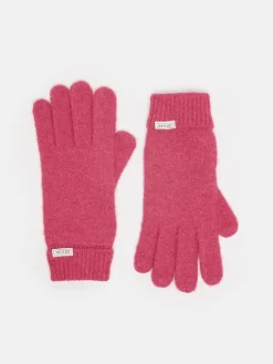 Caversham Pink Knitted Gloves