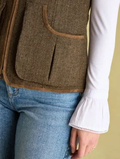 Cawthorne Brown Tweed Gilet