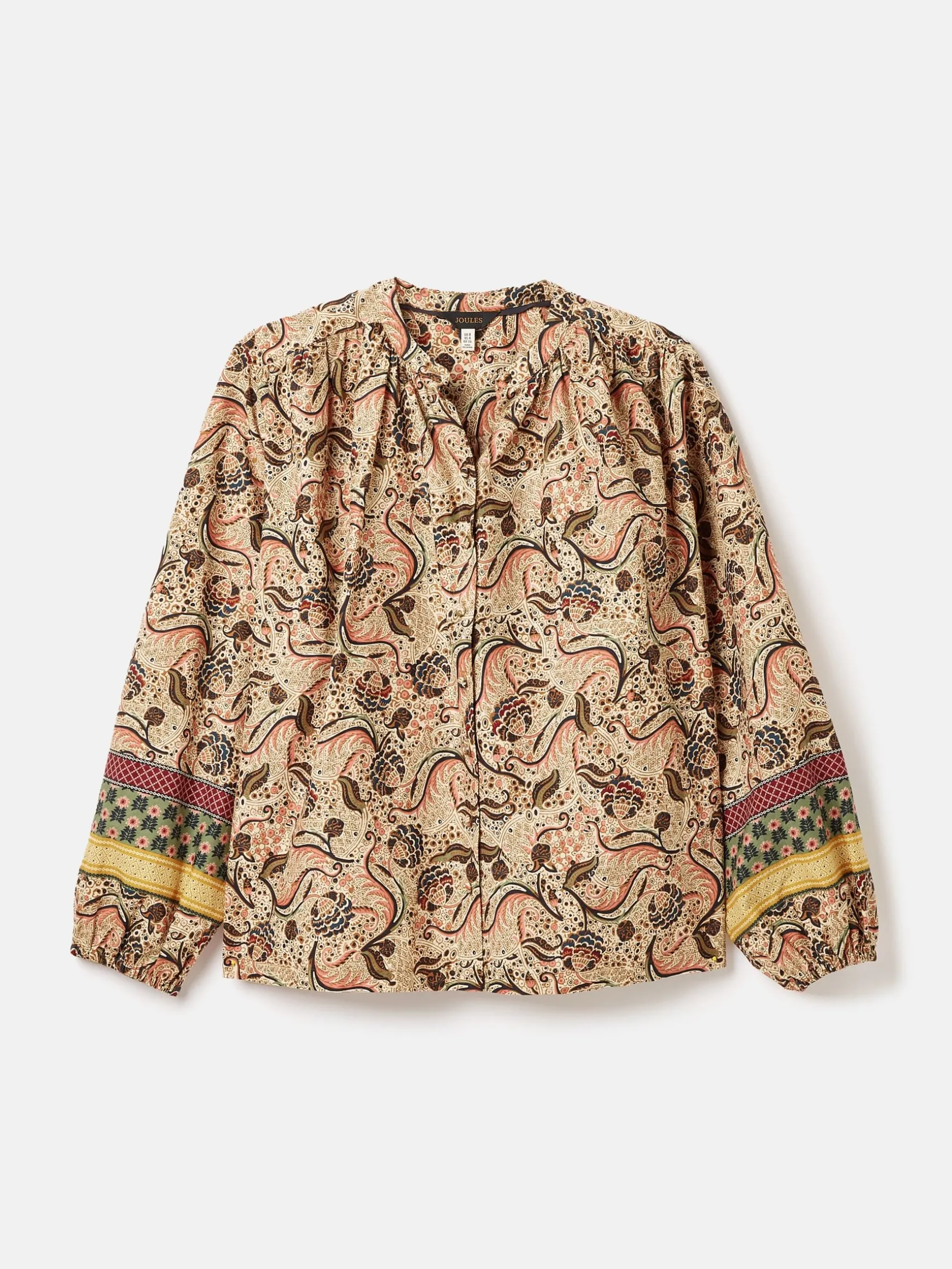 Cecilia Paisley Button Down Blouse