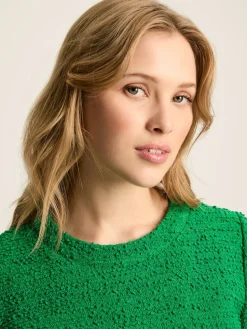 Celeste Green Mini Boucle Dress