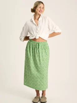 Celia Green Jersey Midi Skirt