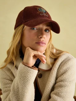 Chadwick Burgundy Corduroy Cap