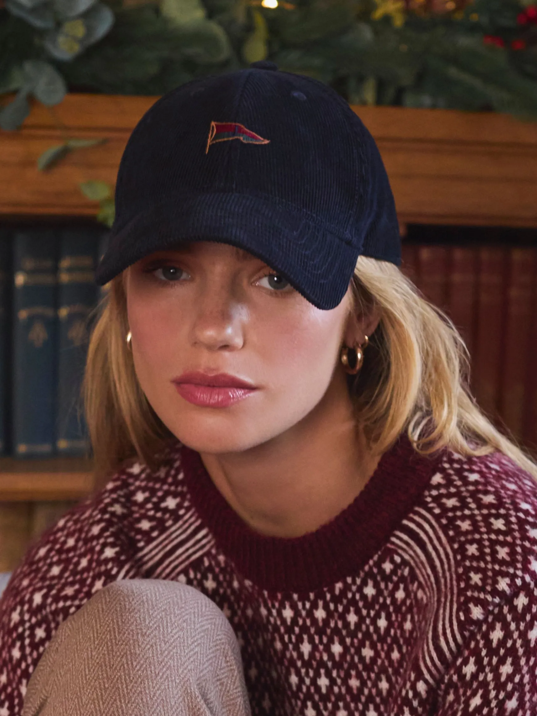 Chadwick Navy Corduroy Cap