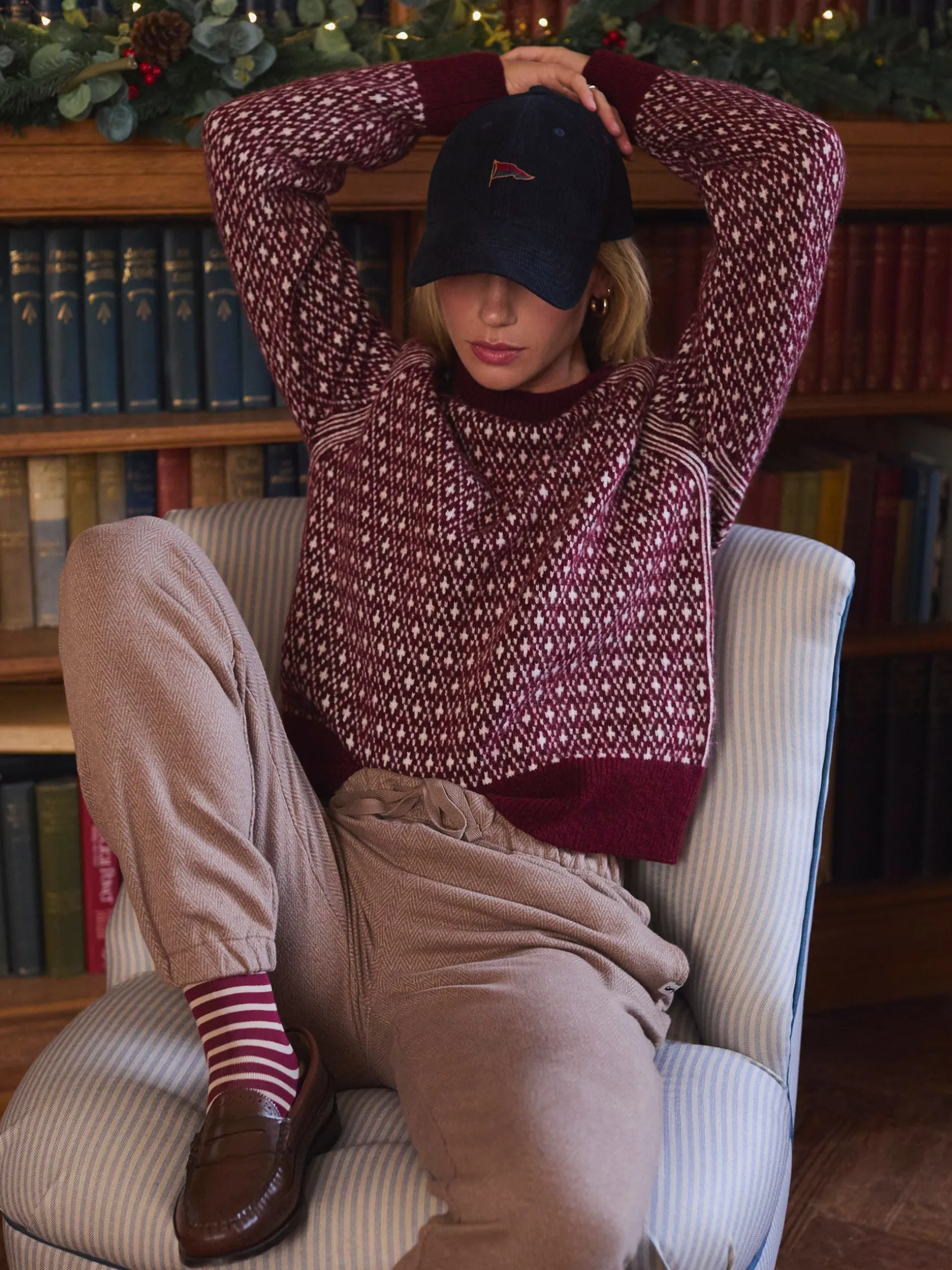 Chadwick Navy Corduroy Cap