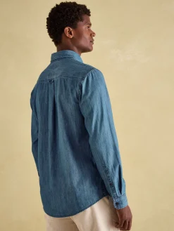 Chambray Blue Classic Fit Shirt